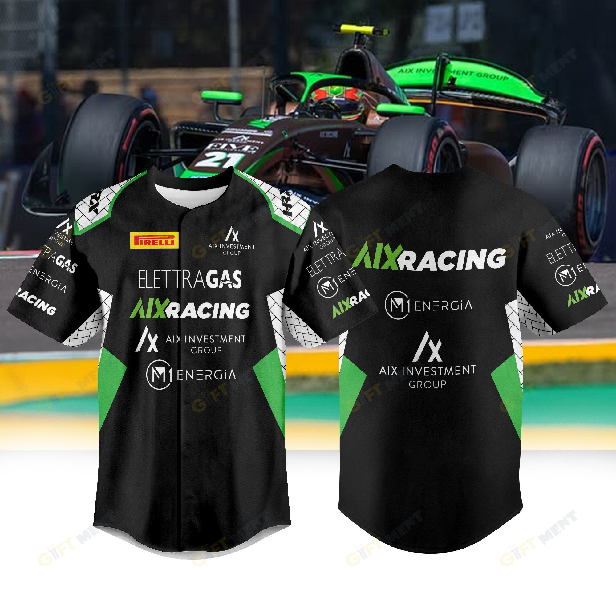 AIX Racing F3 Baseball Jersey II