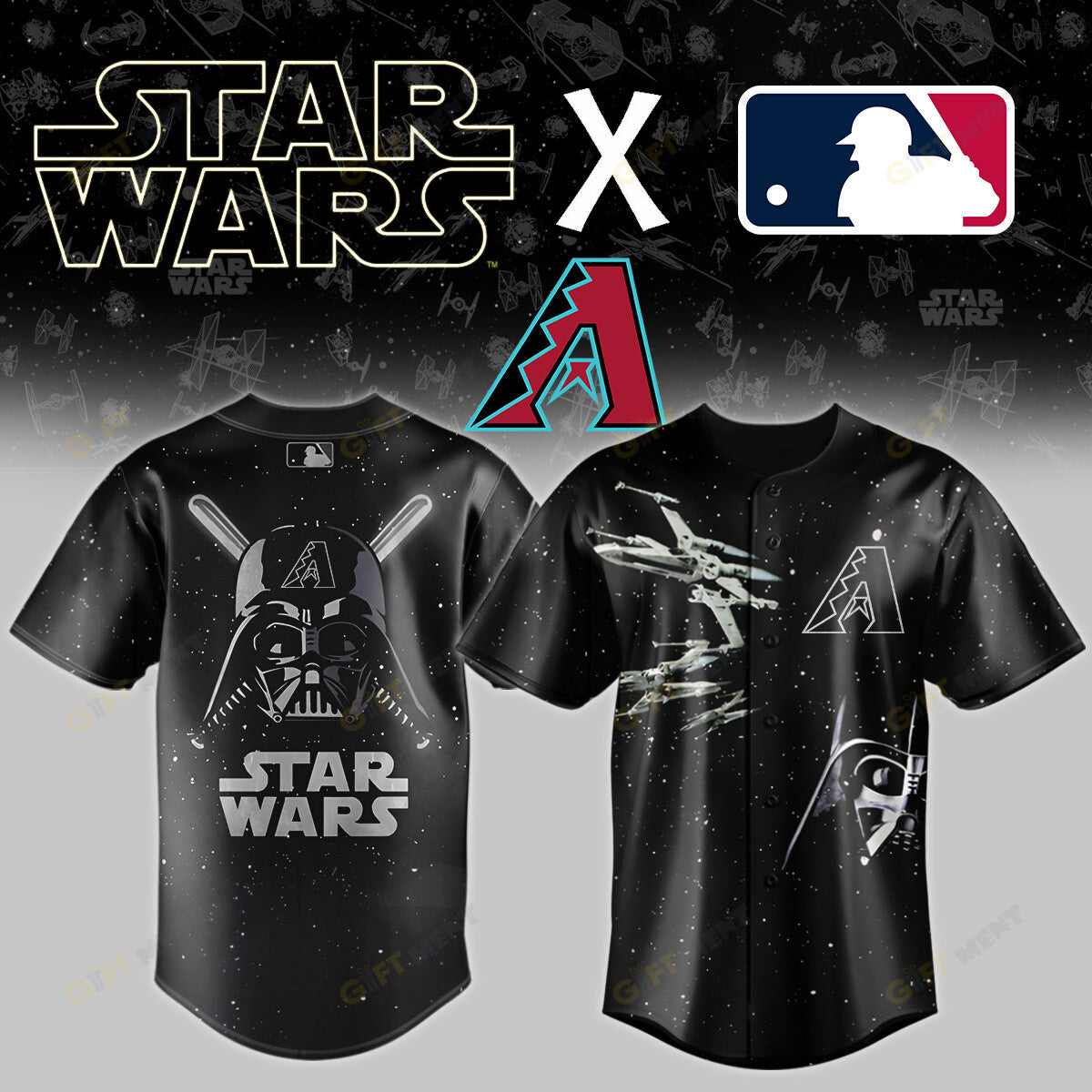 Arizona Diamondbacks x Star wars Baseball Jersey