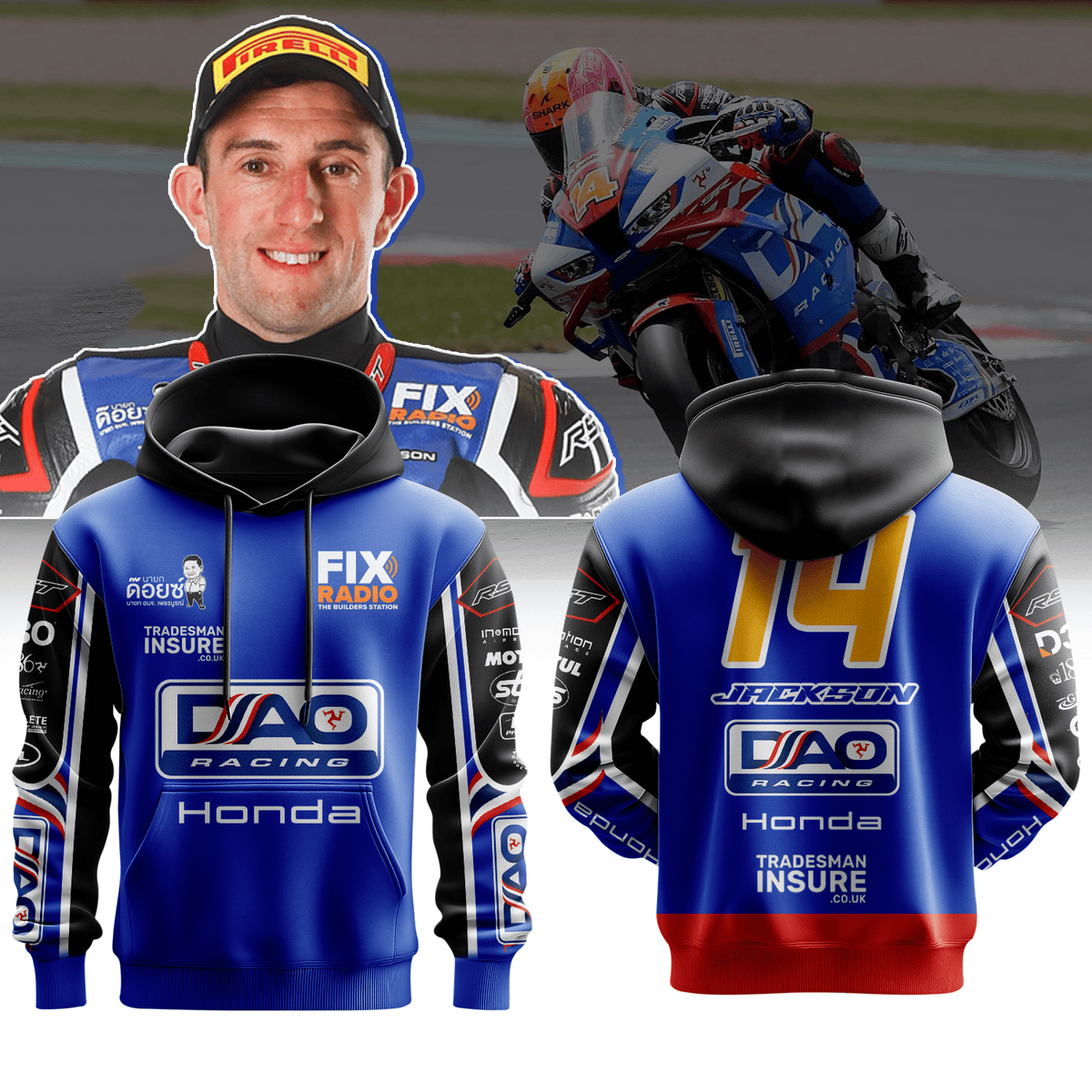 DAO Racing Honda Premium Hoodie