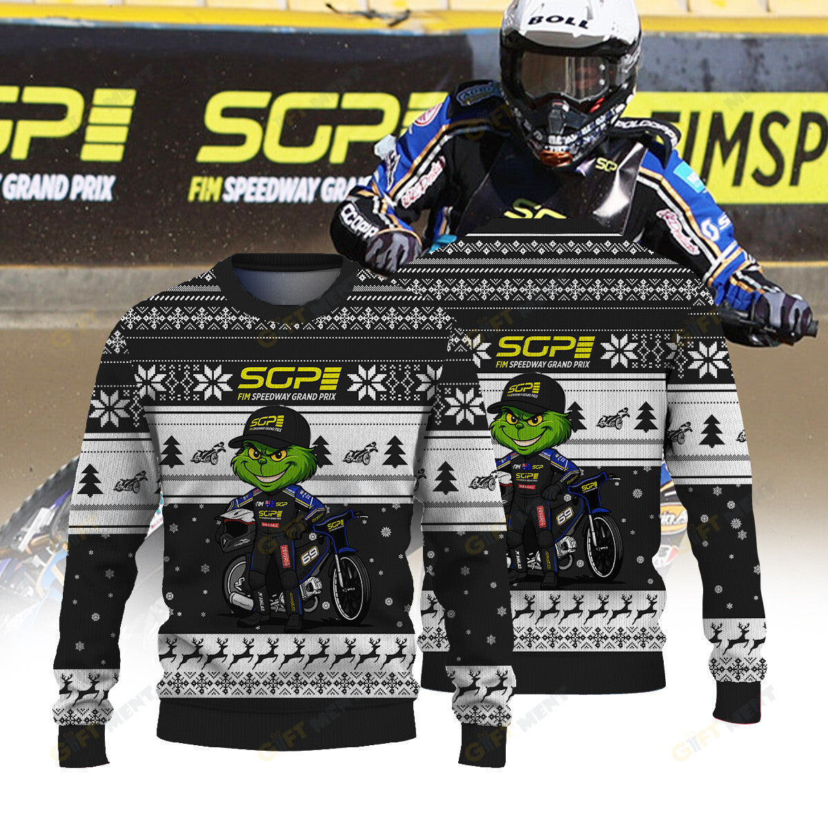 Jason Doyle × Grinch | FIM Speedway SGP Christmas Ugly Sweater
