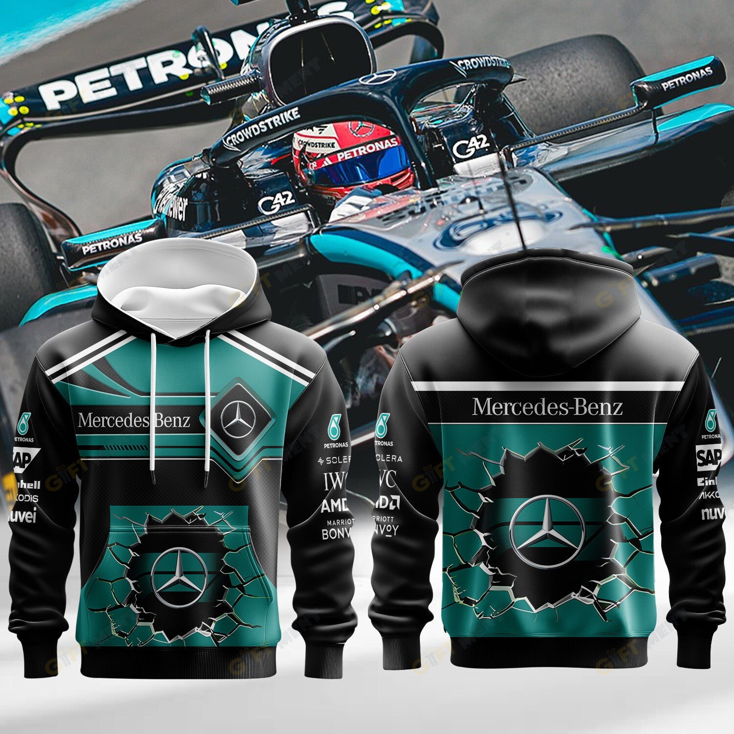 Mercedes AMG Petronas Formula One Team 3D Apparel Ultimate Combo