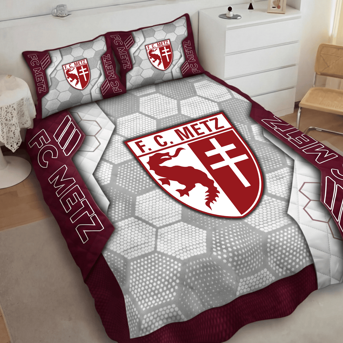 FC Metz Inspired Quilt Set