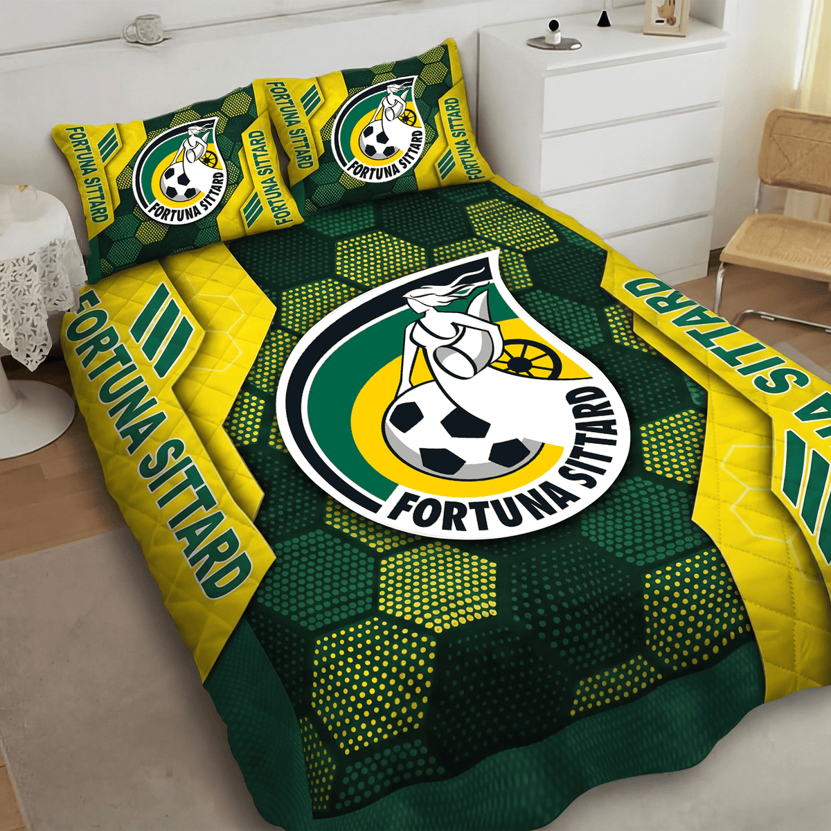 Fortuna Sittard Inspired Quilt Set