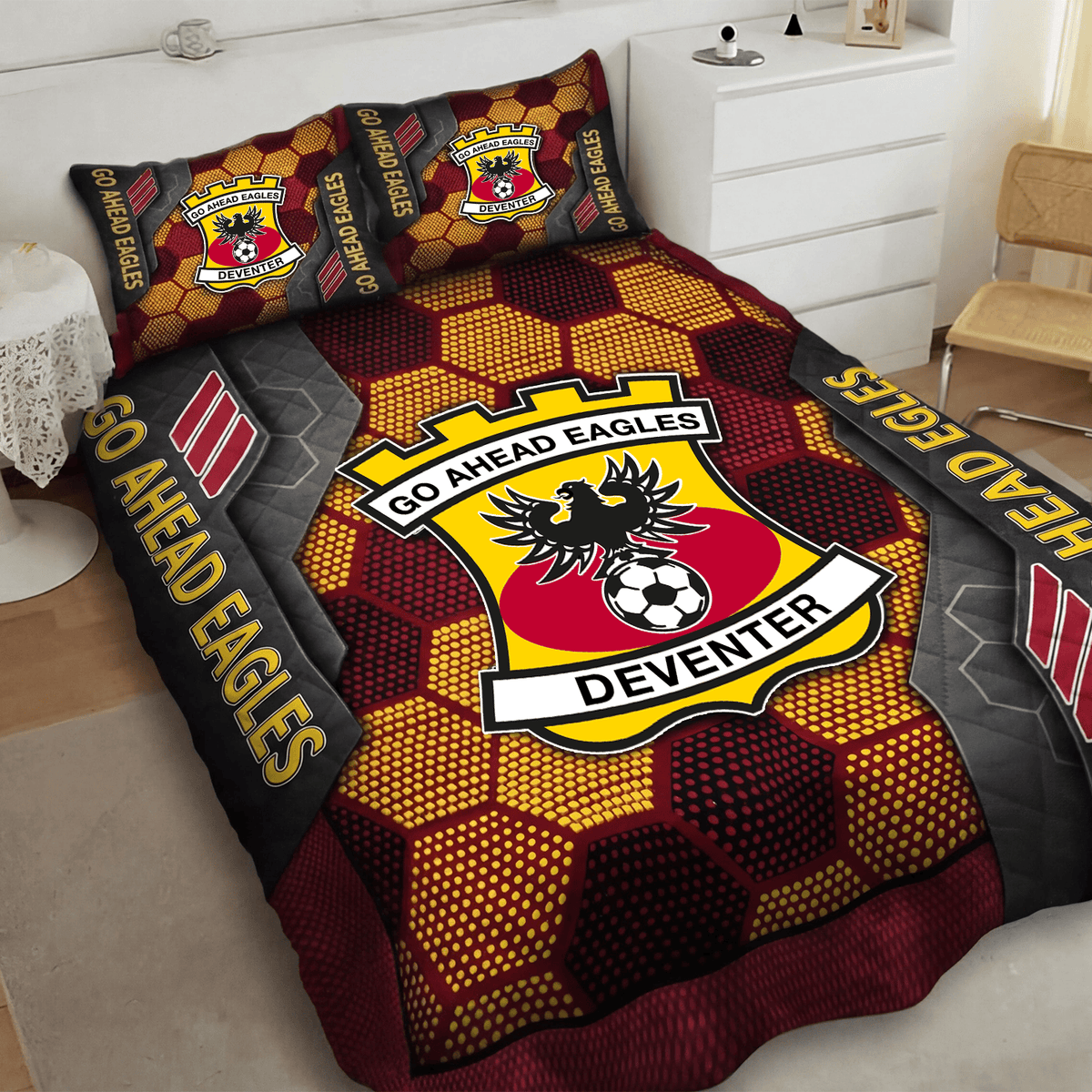 Go Ahead Eagles Inspired Quilt Set