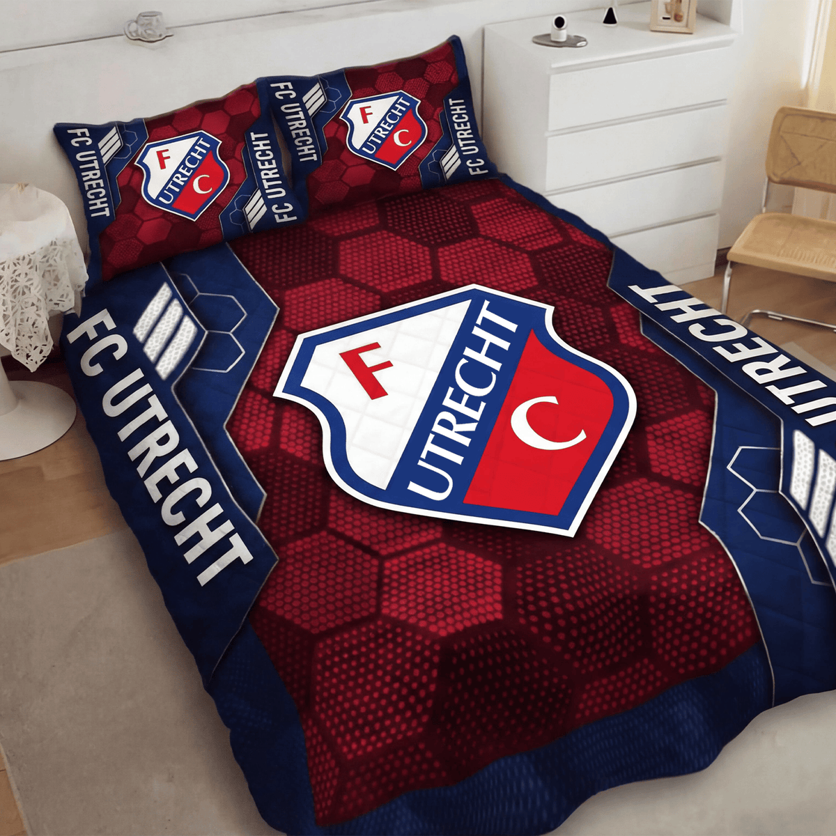 FC Utrecht Inspired Quilt Set