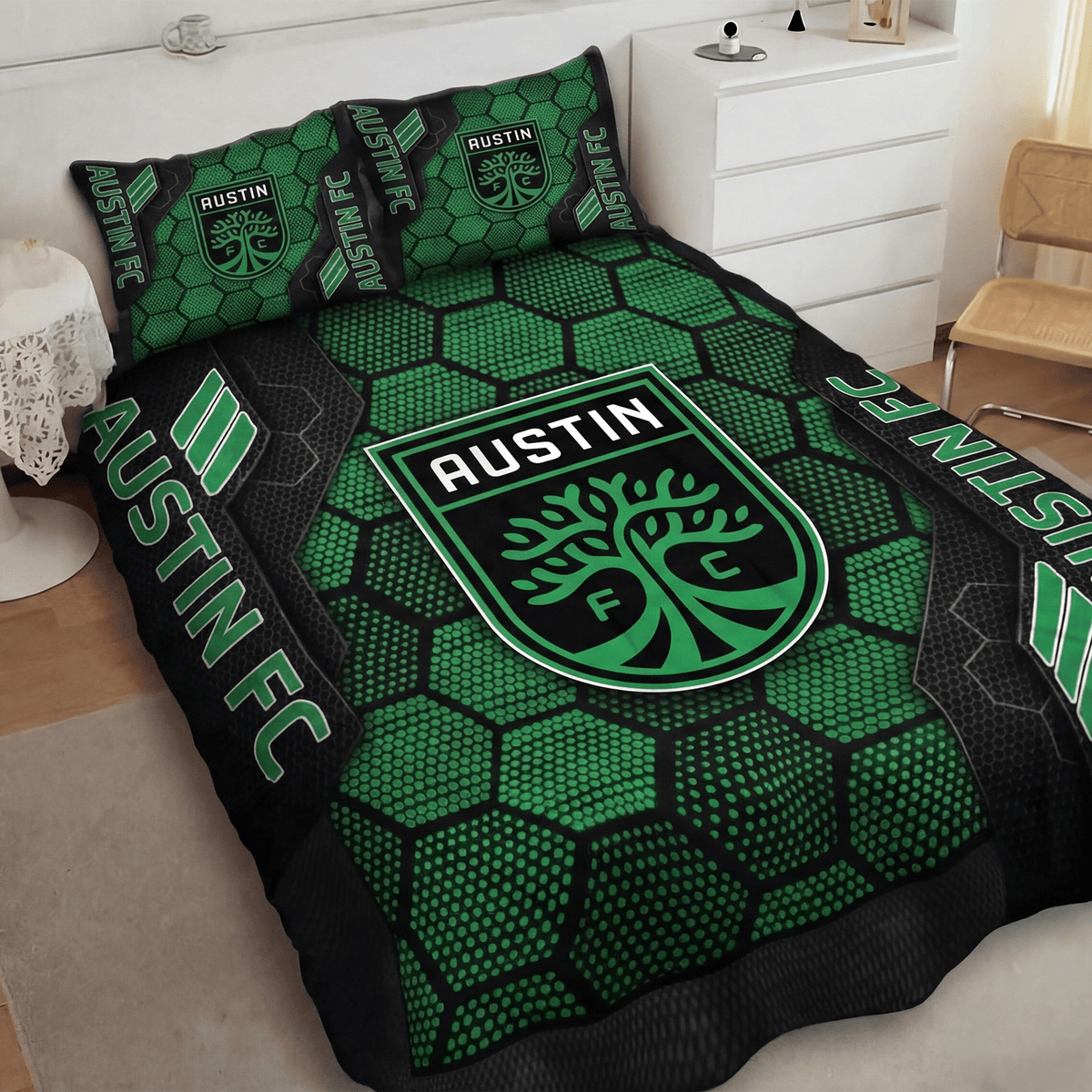Austin FC Inspired Quilt Set