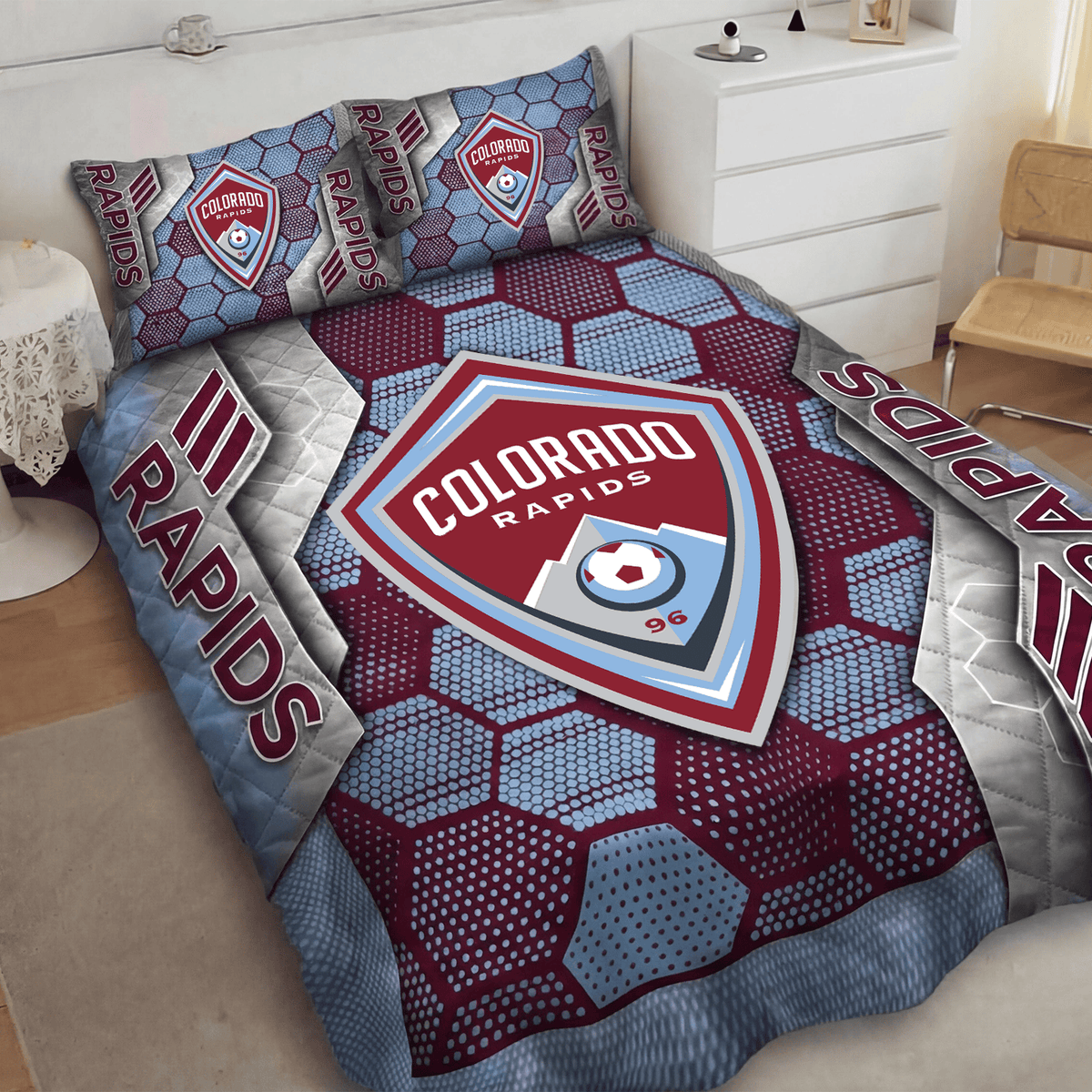 Colorado Rapids Inspired Quilt Set