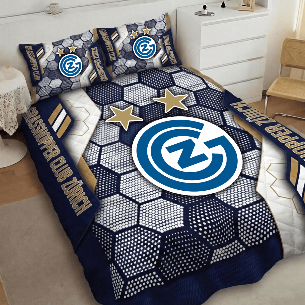 Grasshopper Club Zürich Inspired Full Bedding Set