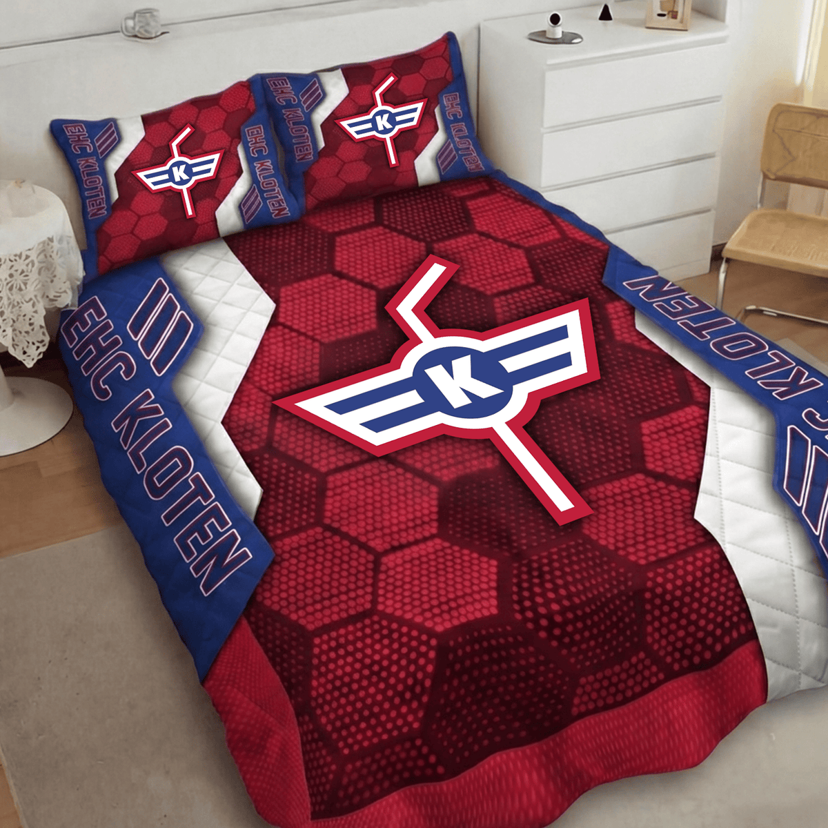 EHC Kloten Inspired Quilt Set